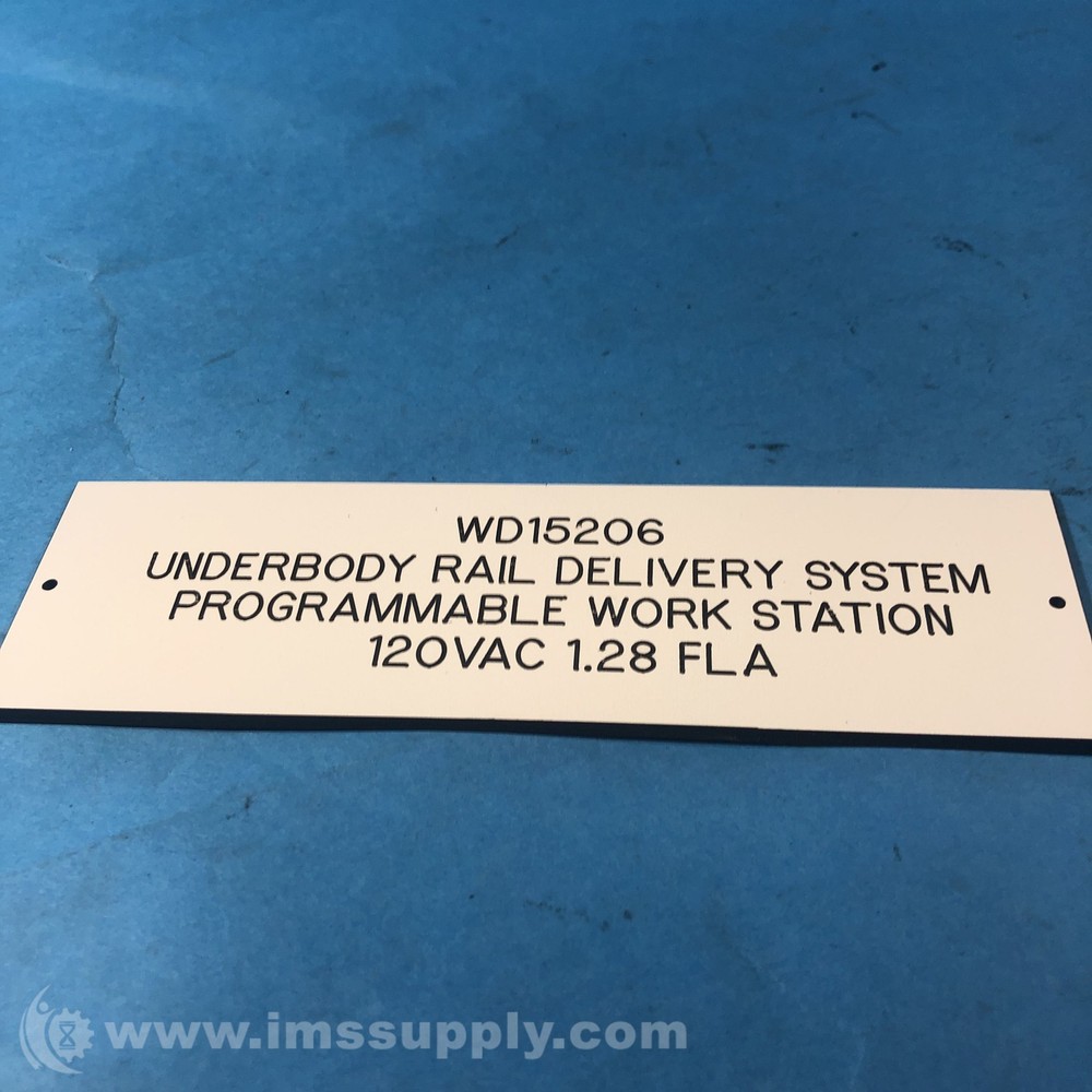 WD15206 Programmable Work Station FNIP