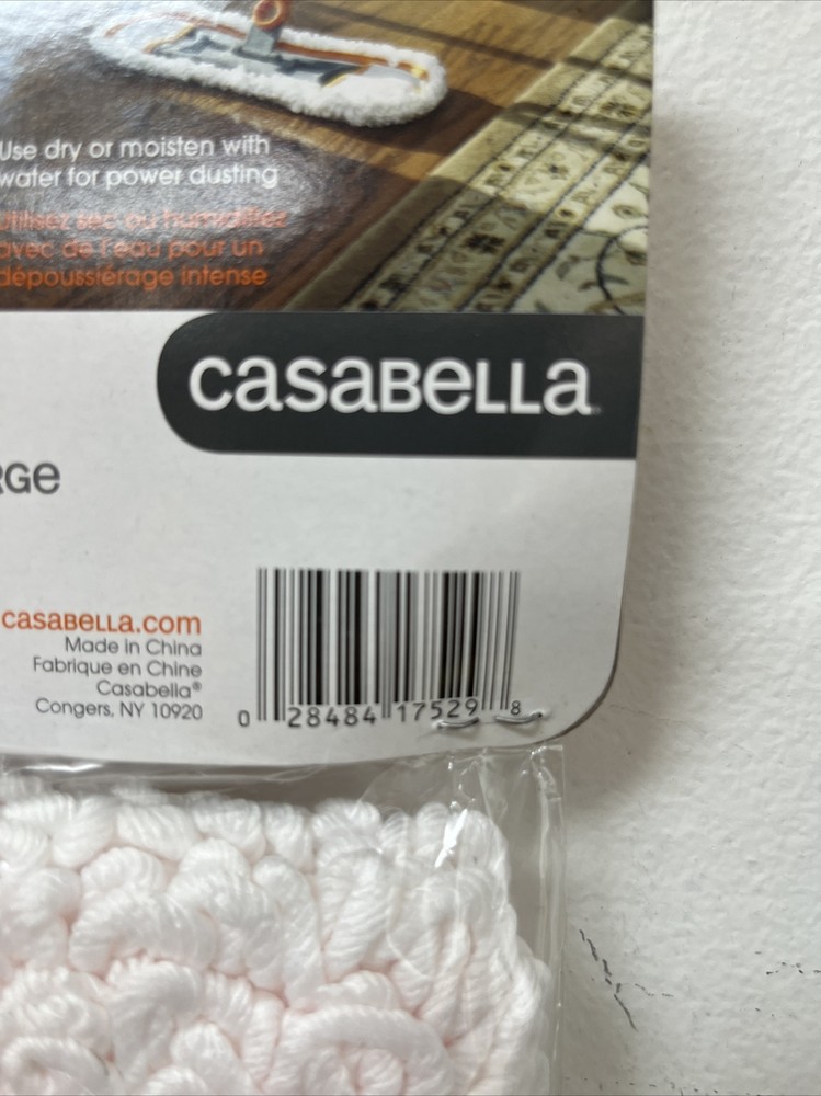 Casabella XL flexible microfiber floor duster refill (3pk)