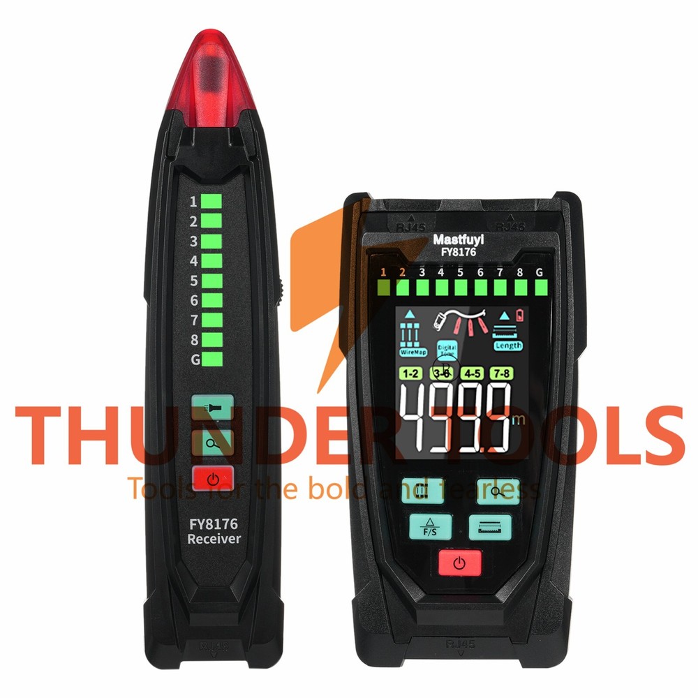 Thunder Tools Mastfuyi FY8176 Network Cable Tester, Ethernet Cable Tester