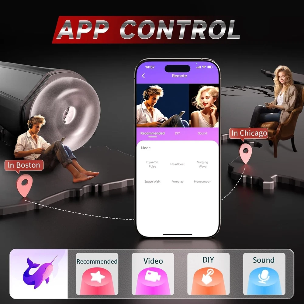 Handsfree Automatic Male Masturbator Cup Rotating Thrusting Heating Lubricants