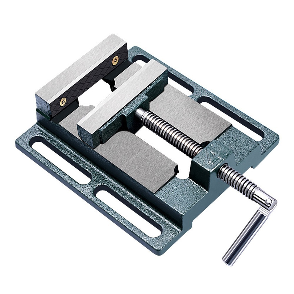 Heavy Duty 4Inch Bench Pillar Clamp Jaw Vice Vise Drill Press Machine Work