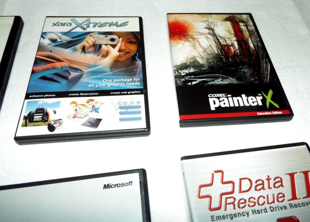 MICROSOFT VIRTUAL PC FOR MAC + OFFICE 2004 MAC+ 4 MISC. PROGRAMS W/KEYS READ!!!!