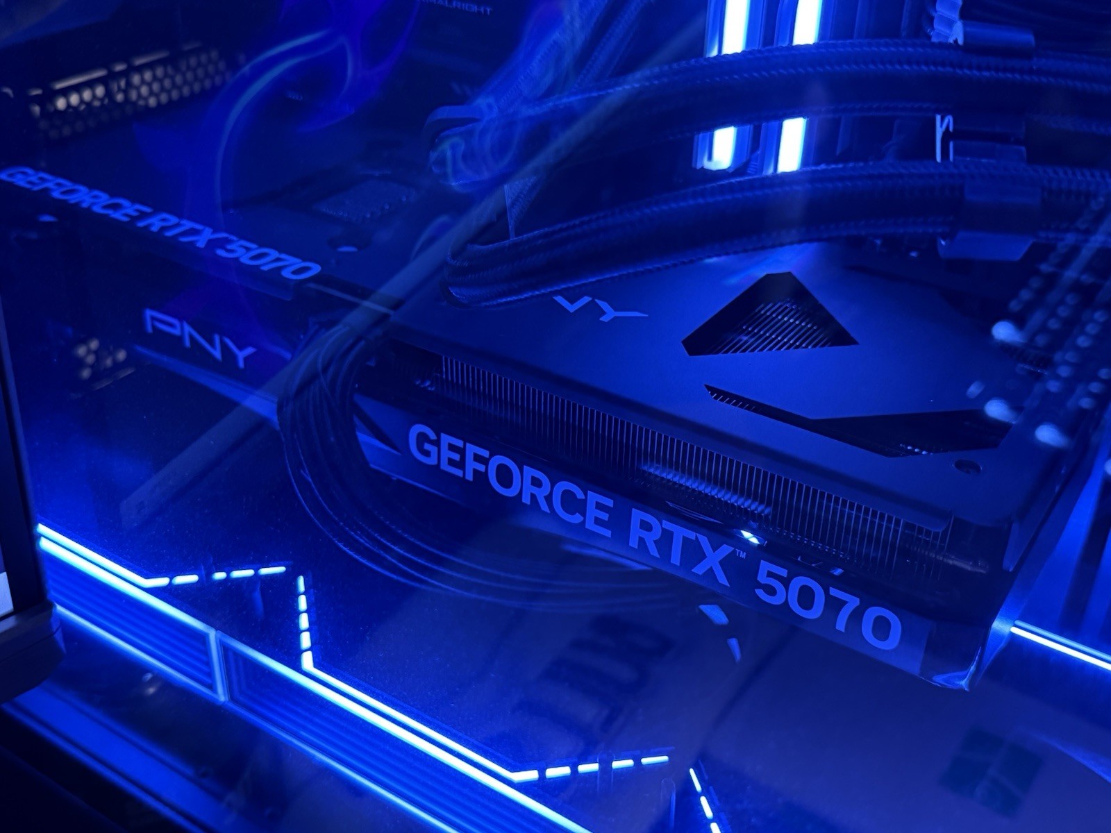 PNY NVIDIA GeForce RTX 5070 OC Triple Fan Graphics Card