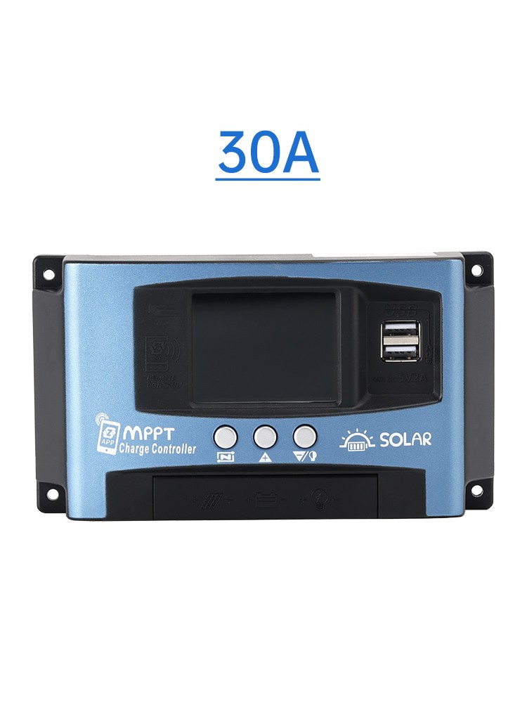 30A MPPT Solar Controller Serial Port MPPT Solar Controller Bluetooth 12V~60V