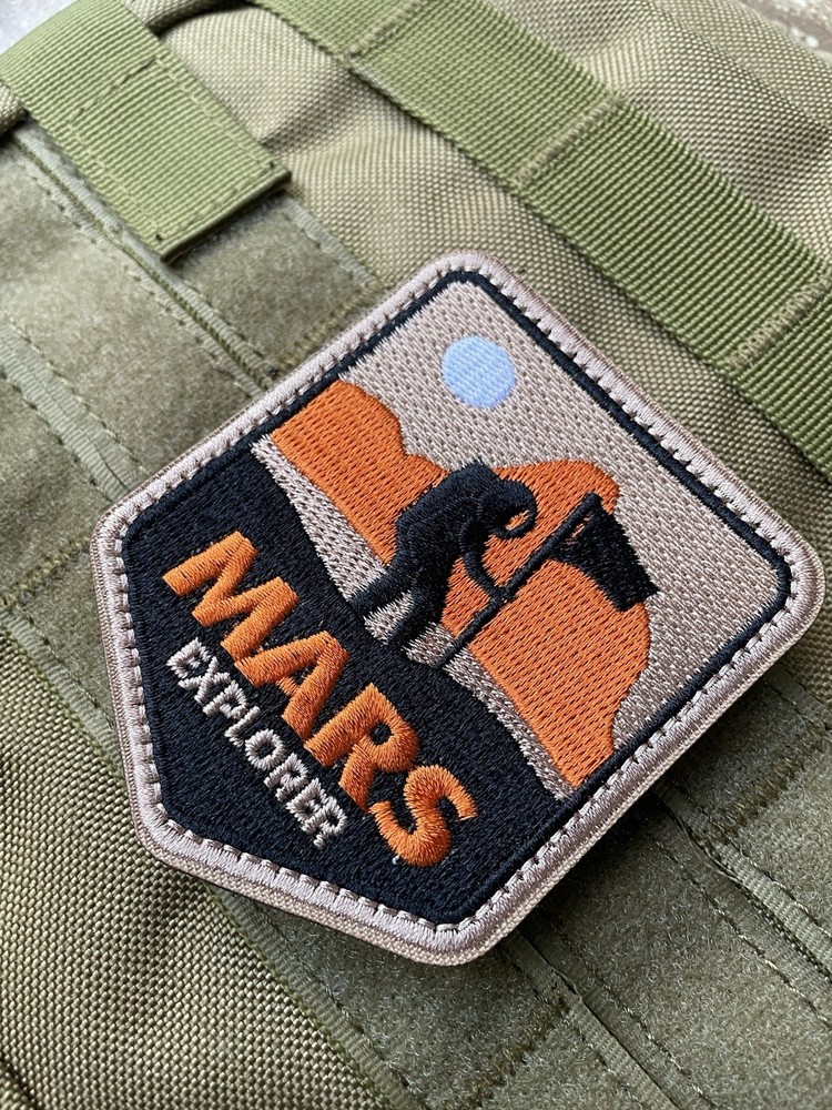 Mars Explorer NASA Astronaut Universe Adventure NASA Space Patch Hook Loop