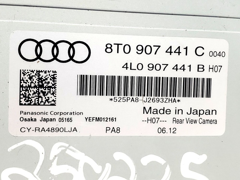 2012 2013 2014 2015 2016 Audi A4 OEM Reverse Camera 8T0907441C