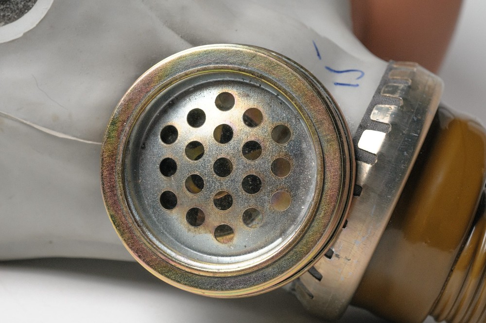PRV-U gas mask, Soviet-era warehouse storage, size 2