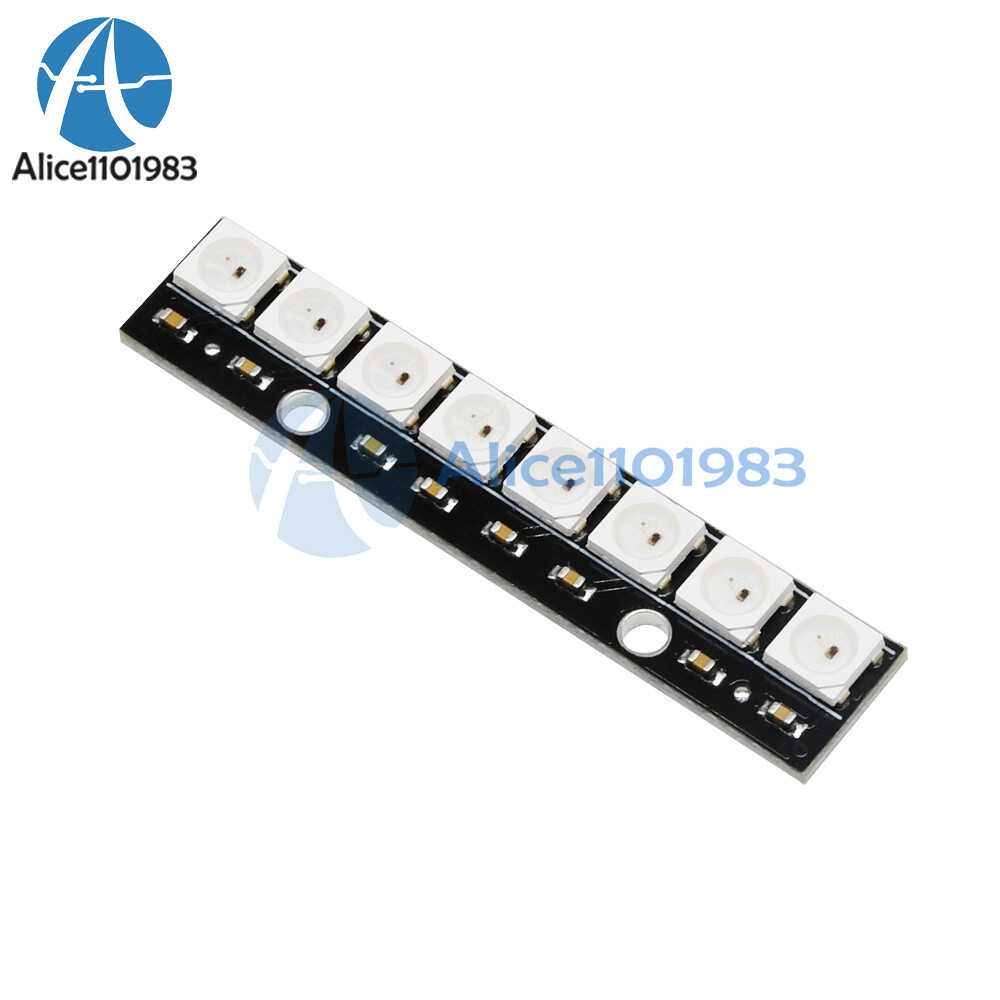 8-bit WS2812 5050 RGB LED Built-in Full-color Driver Development Board Light