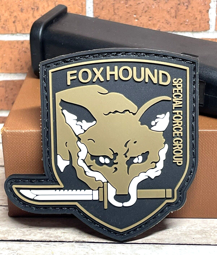 Foxhound PVC Patch - Tactical Morale Metal Gear Solid Patch -  Fox Hound Patch