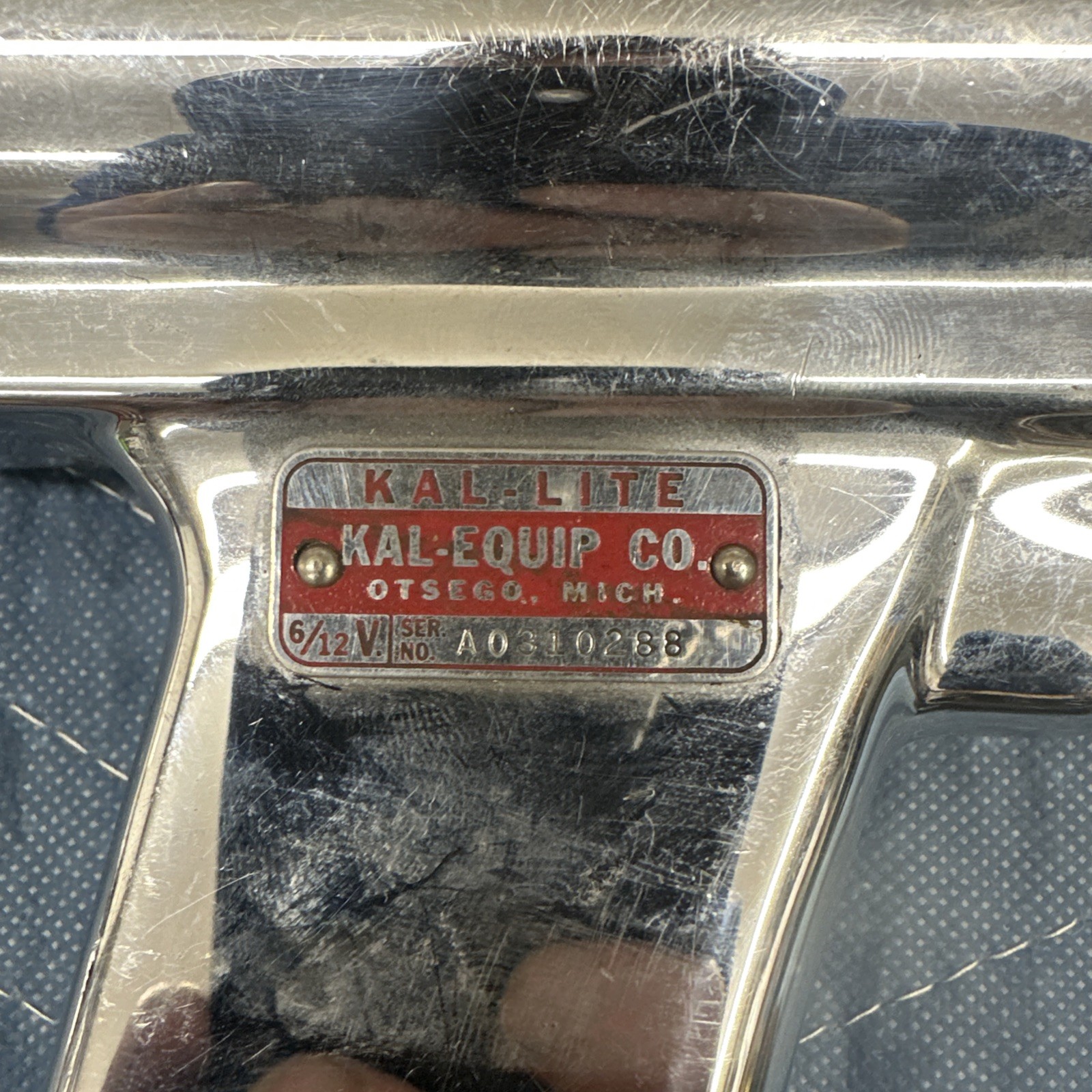 Vintage Kal-Lite 6/12V Timing Light Kal-Equip Co. made in Otsego Michigan USA