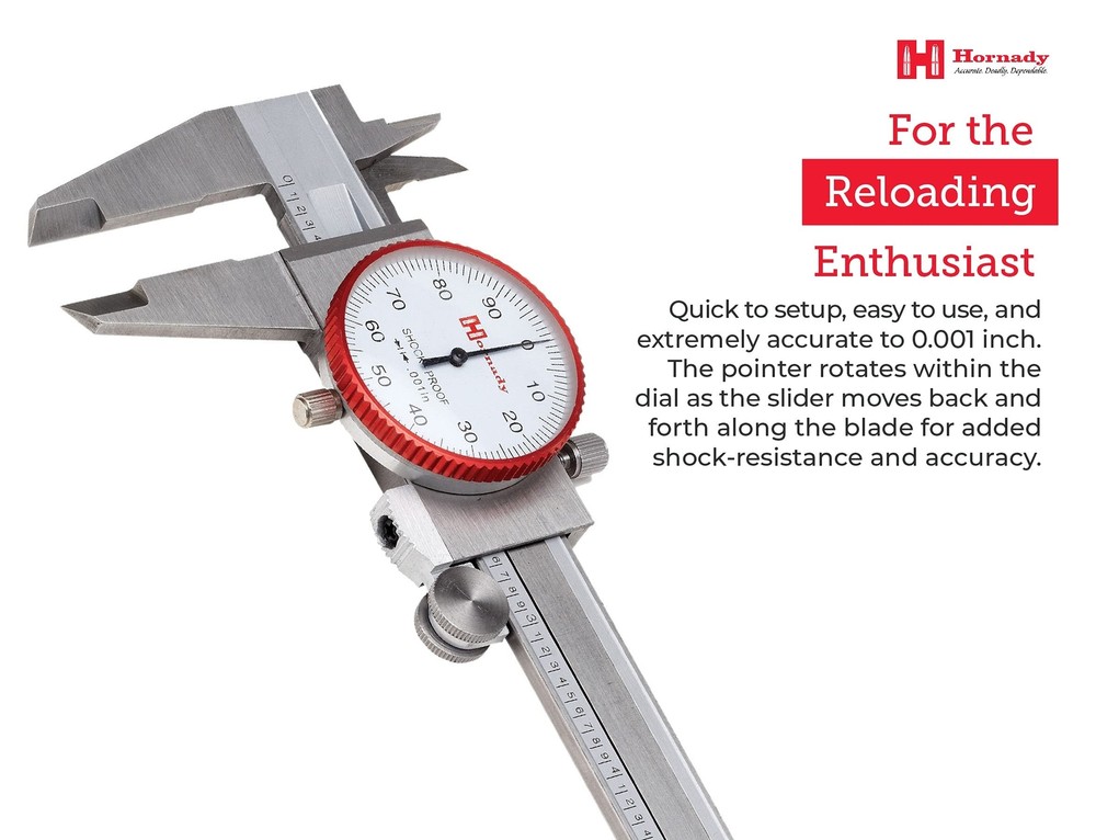 Hornady Digital Caliper STEEL DIAL CALIPER
