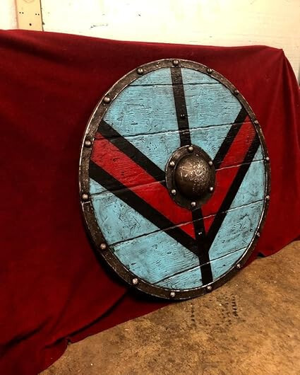 Lagertha Battleworn Viking Shield Viking Shield - Wall Decor Shield - Halloween