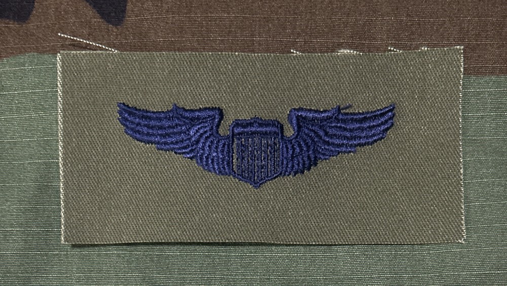 US Air Force Basic Pilot Badge BDU Sew-On OG-507 USAF