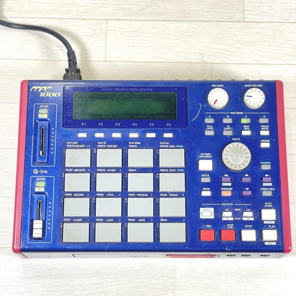 AKAI professional MPC1000 Blue MPC Sampler Untested s2089M