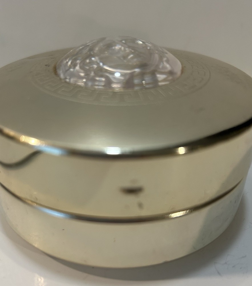 Vintage Versace Finishing Powder Tin. Empty.