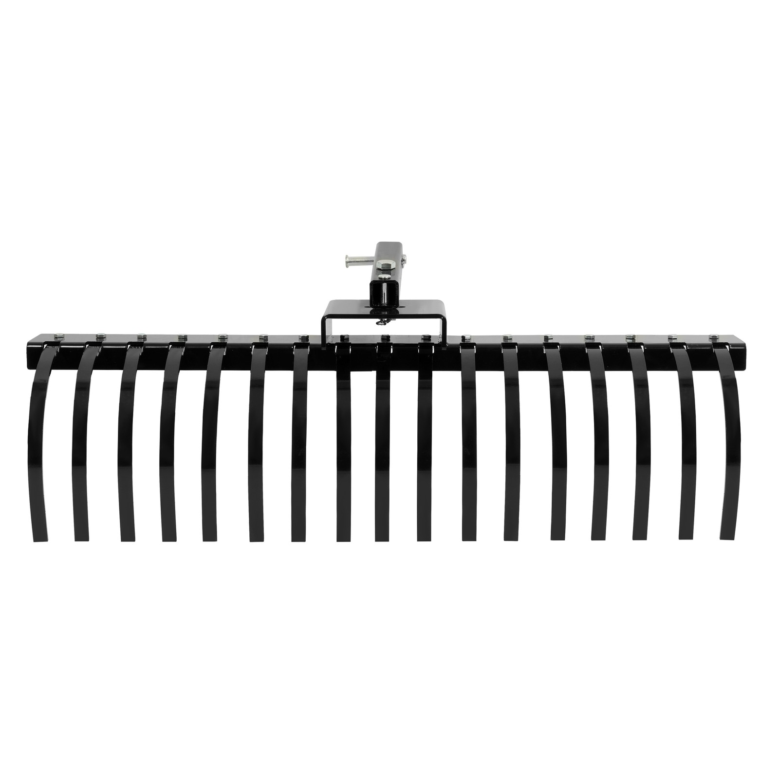 48" Landscape Rake Pine Straw Rake Rock Rake Fits 2" Receiver ATV/UTV Tractors