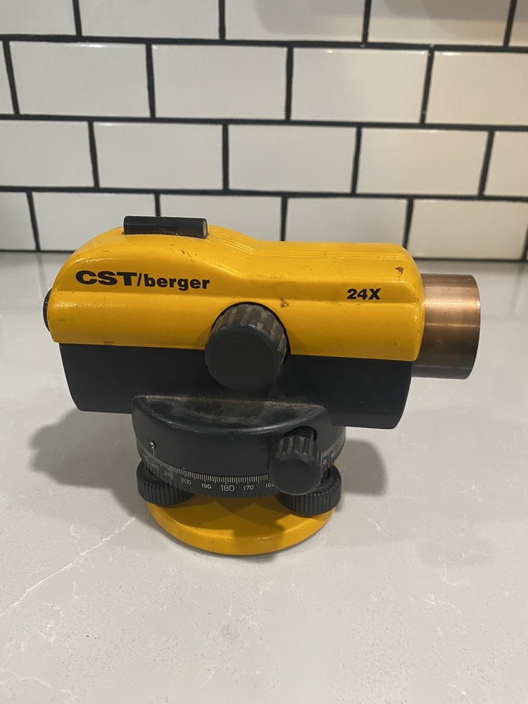 CST / Berger 24X Transit Level Optical Scope Construction Surveying Tool