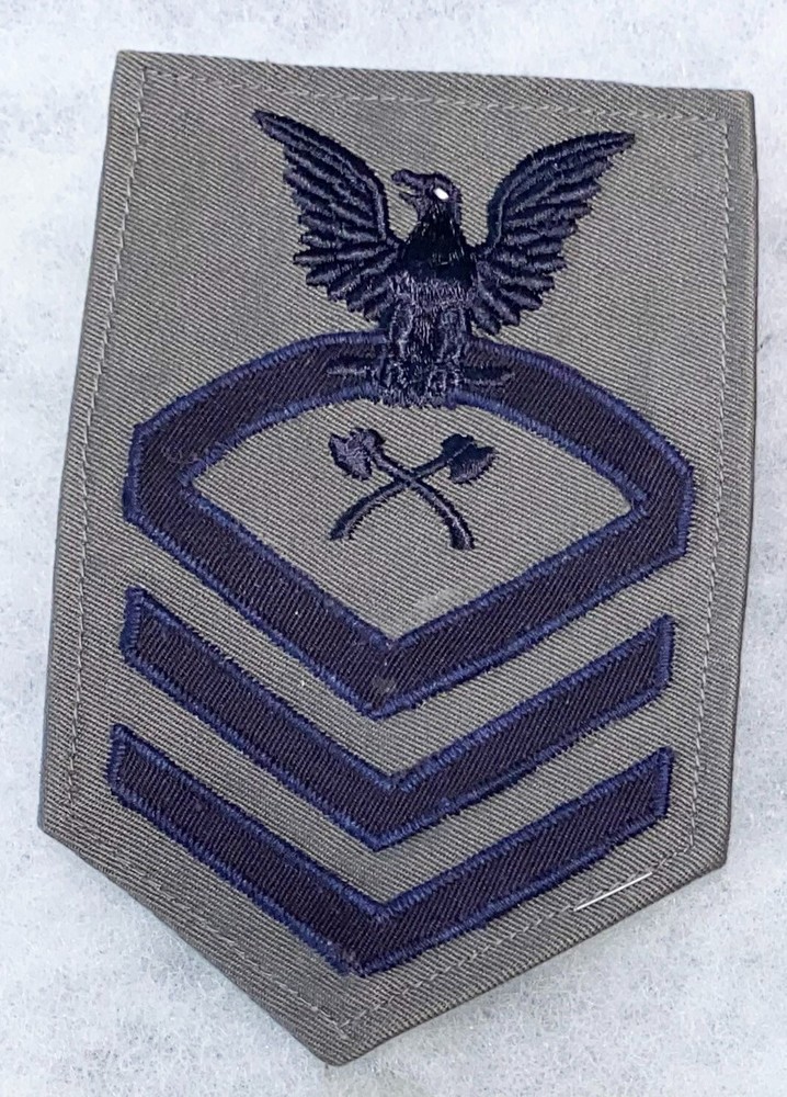 WWII USN Grey Chief Carpenters Mate Rate Patch