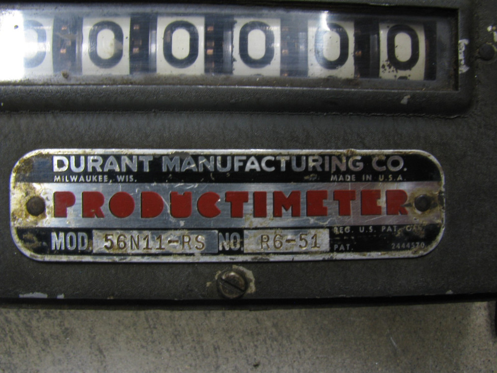 Durant Production Counting Meter