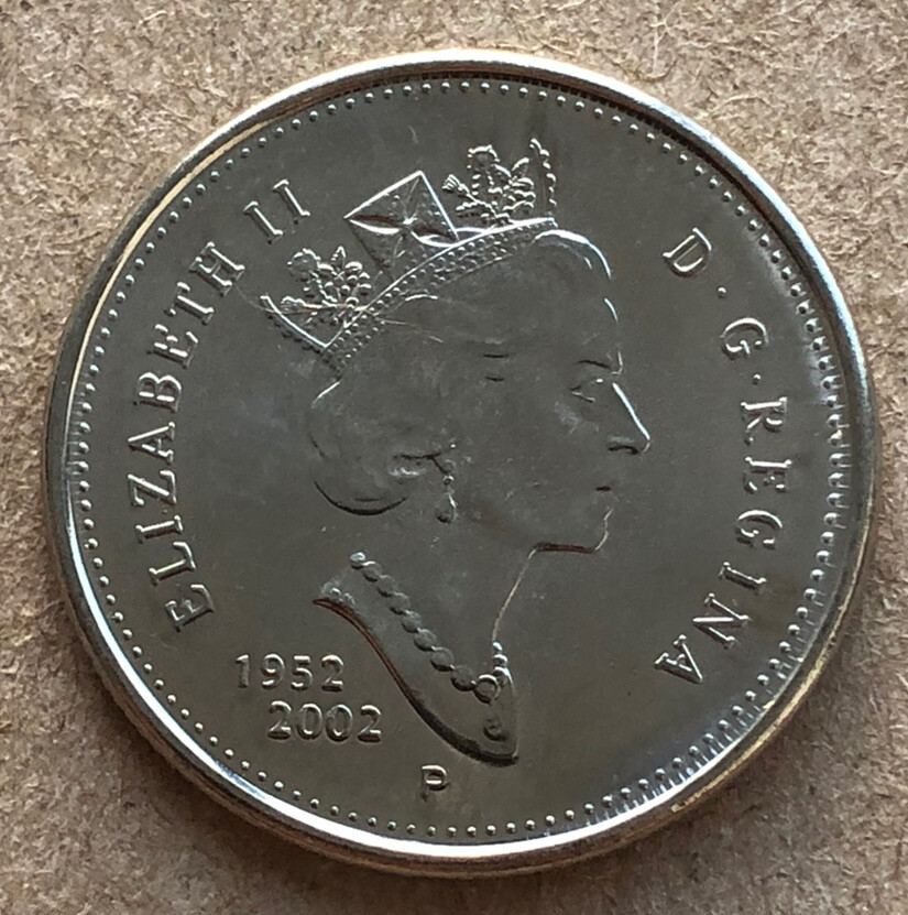 Canada 2002 25 Cent From Mint Rolls BU Very Nice Condition LG