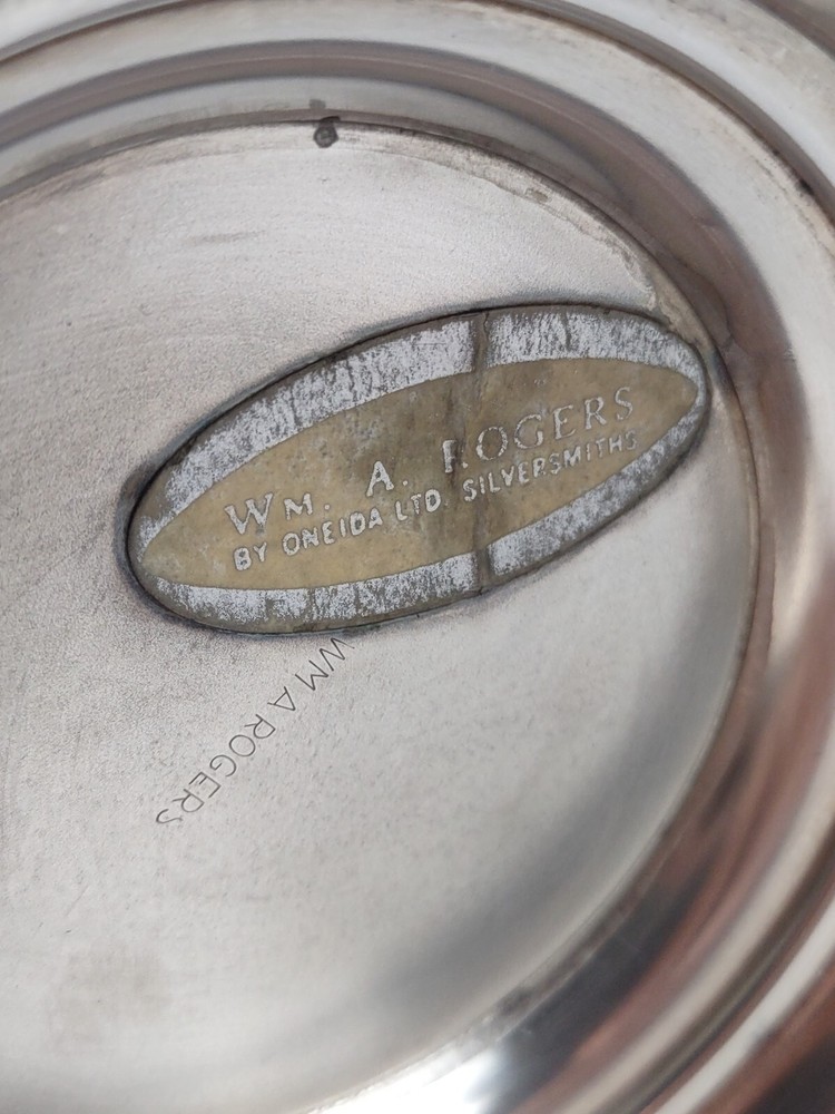 Wm. A. Rogers Tall Silver Plated Pitcher by Oneida Ltd.