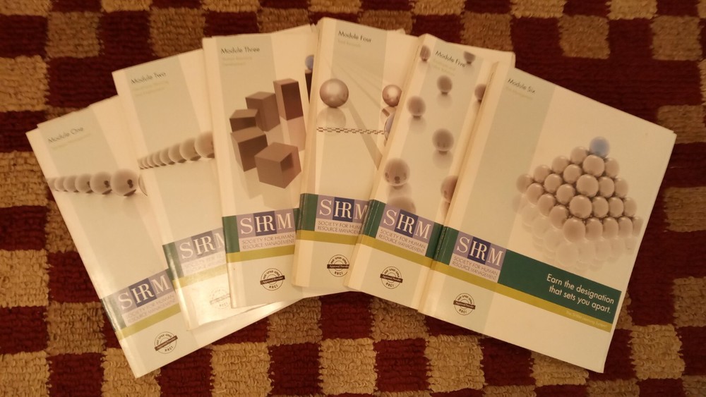 2008 SHRM Learning System Complete Set 1-6 PHR/SPHR Certification Prep Tool