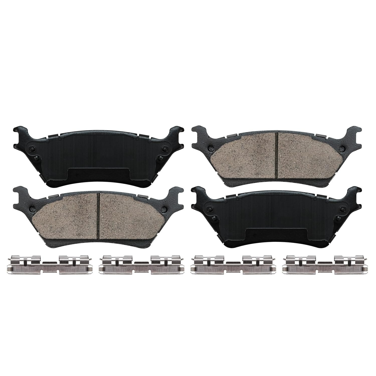 Front and Rear Left and Right Ceramic Brake Pads Kit for 2012 - 2020 Ford F-150