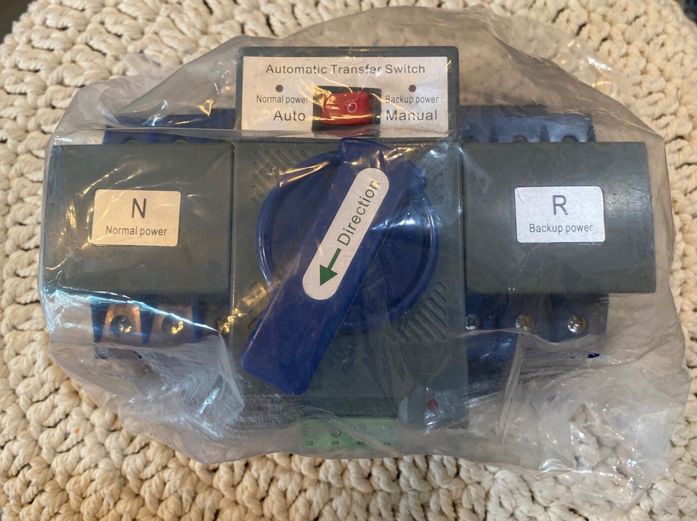 3P Dual Power Automatic Transfer Switch For Generator Changeover Switch AC400V