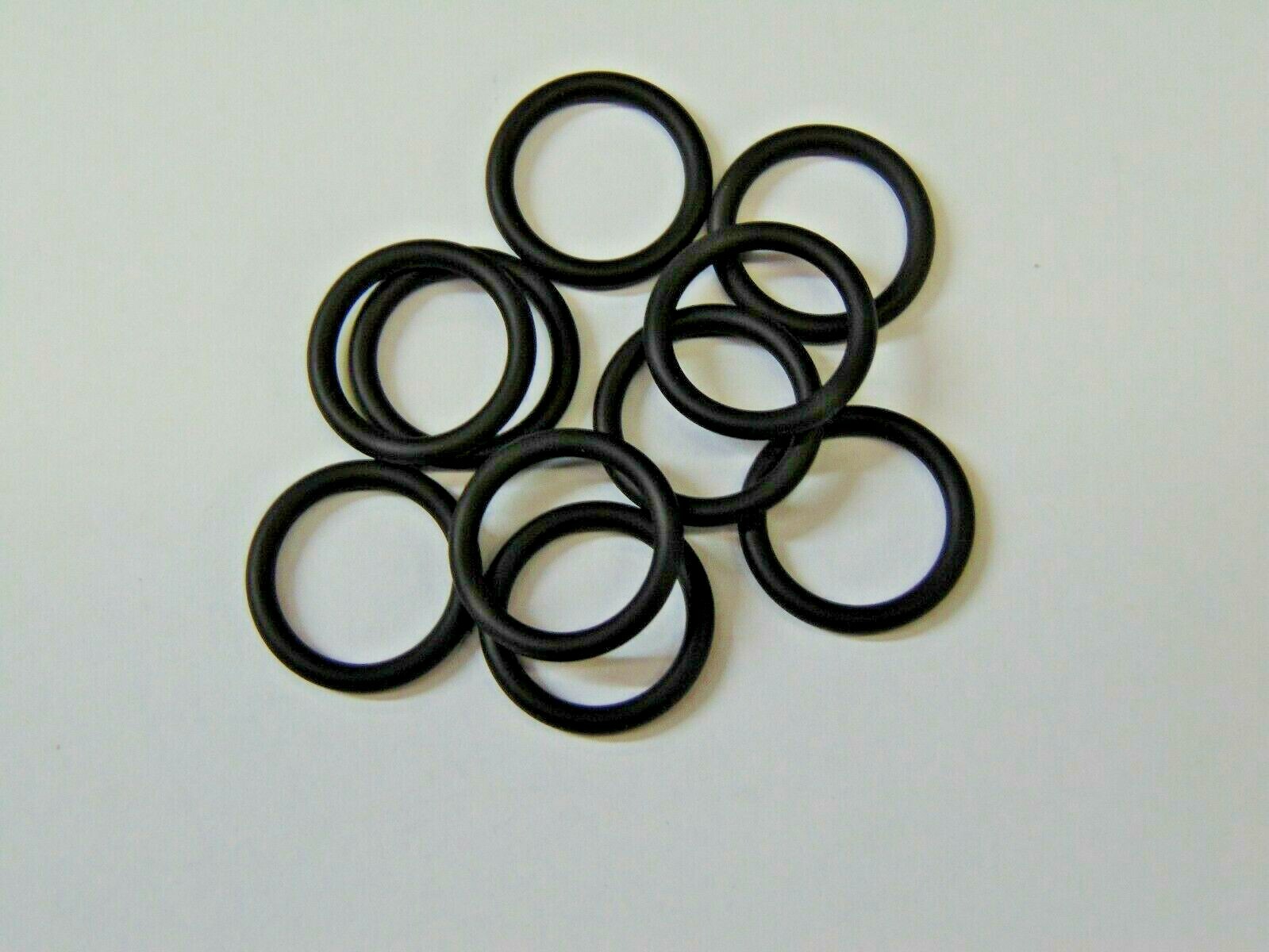 15 x 2.5mm VITON O-RING, BAG OF 10 PIECES, Made in the USA,  20mm OD