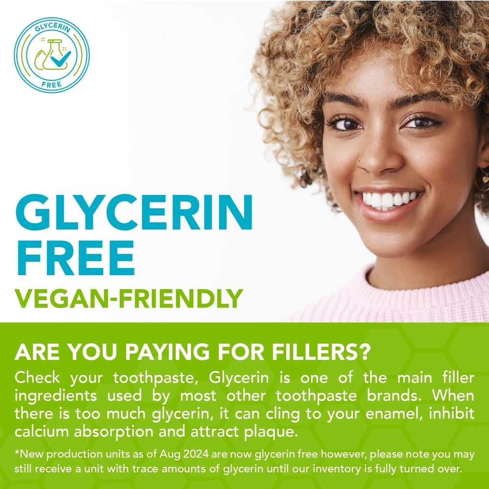 Nano hydroxyapatite Toothpaste Fluoride-Free, Pro Mineralizer Toothpaste: Den...