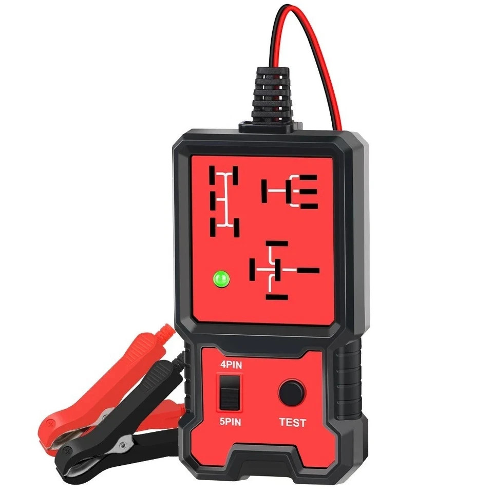 Newly-Arrived Handheld 12V Auto Relay Tester: 4 & 5 Pin Diagnostic Tool from USA