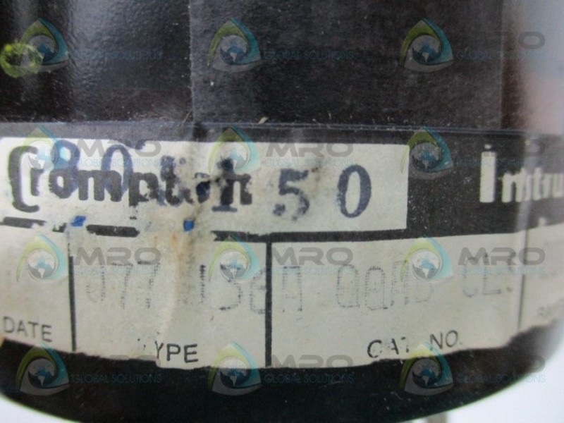 CROMPTON 077136AQQABCLS METER NSNP