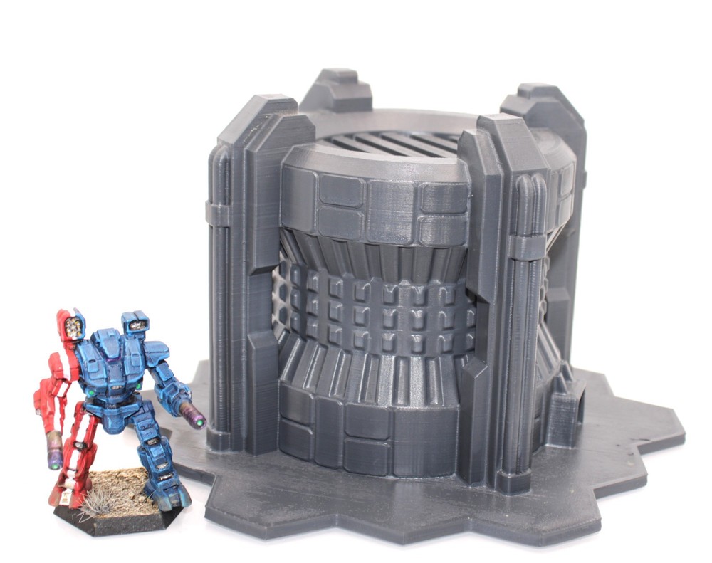 Battletech 6mm Scale Terrain Atmospheric Processor Unit -3D Printed Comes Primed