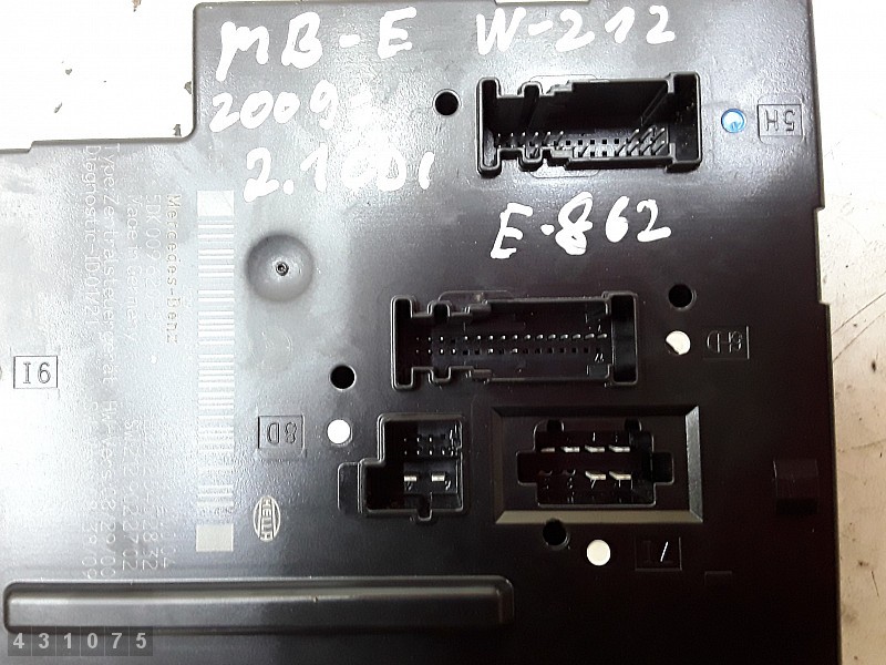 2009 MERCEDES E CLASS ECU CONTROL UNIT 2100CDI 2129000004