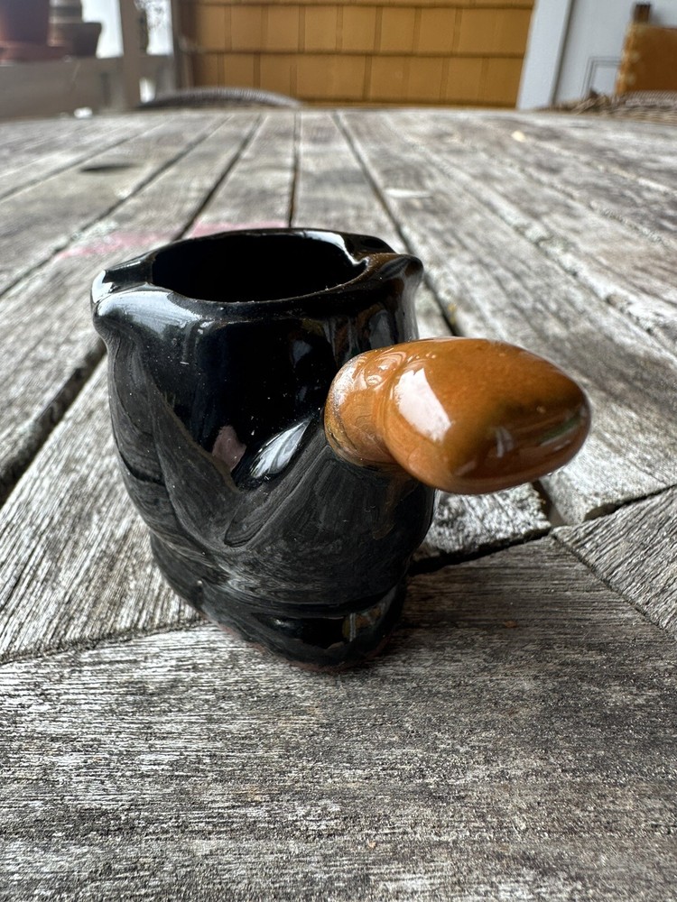 Vintage Ceramic Pipe Shaped Ashtray - Japan