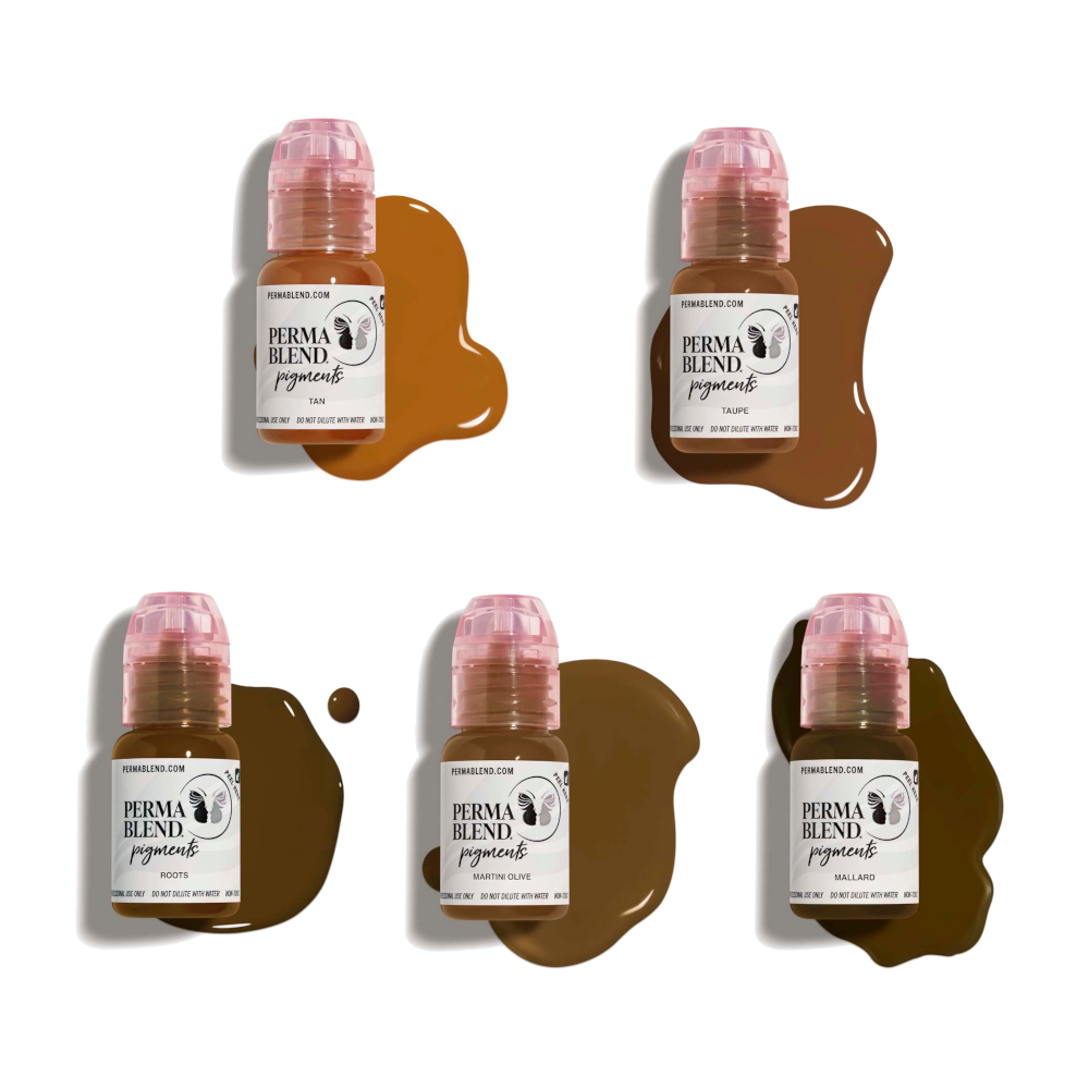 PERMA BLEND Set Kit Permanent Makeup Microblading Pigments Permablend Pigment