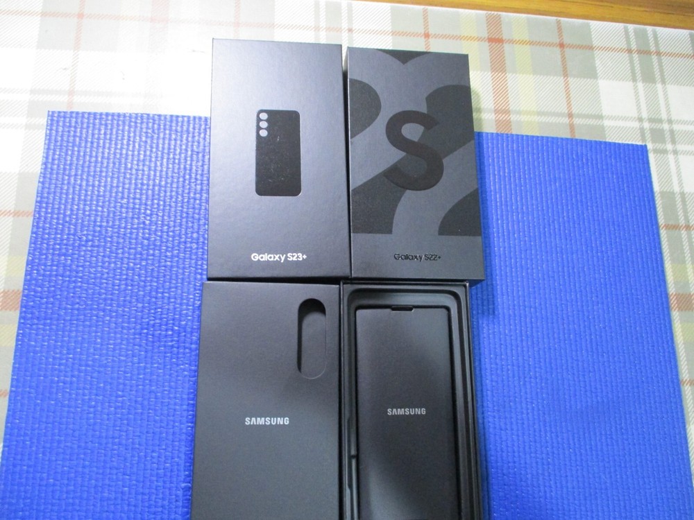 NEW Samsung galaxy s22+ and s23+ empty boxes without any accessories empty box
