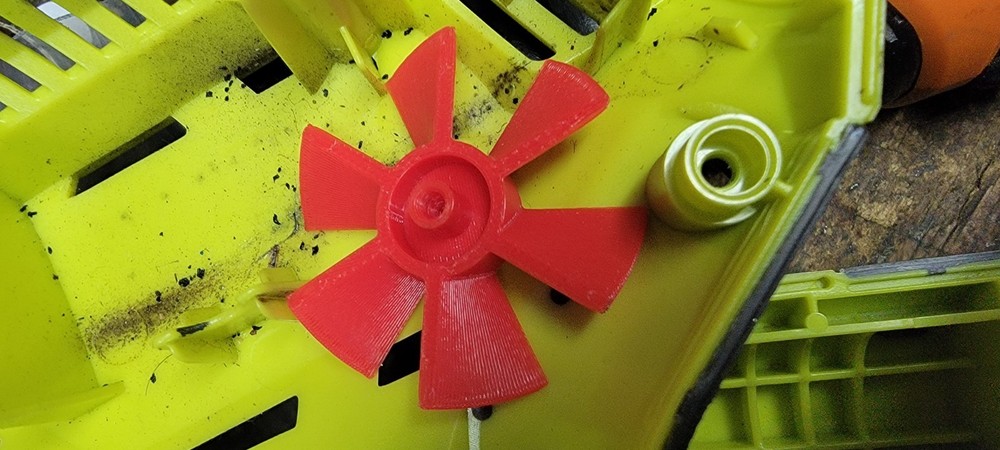 MXD ryobi HANDHELD inflator replacement fan blade 2 pack