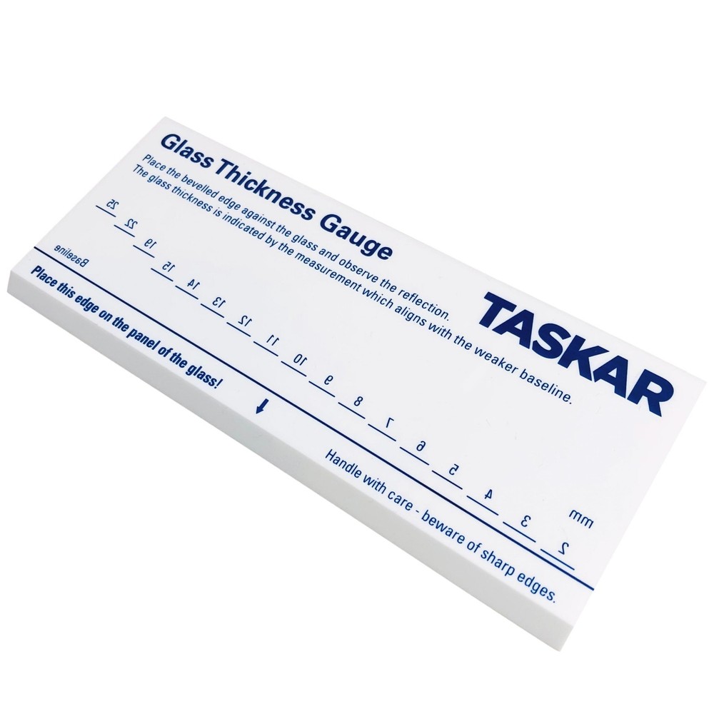 Glass Thickness Gauge Measuring Tool 2 to 25mm Reflection
