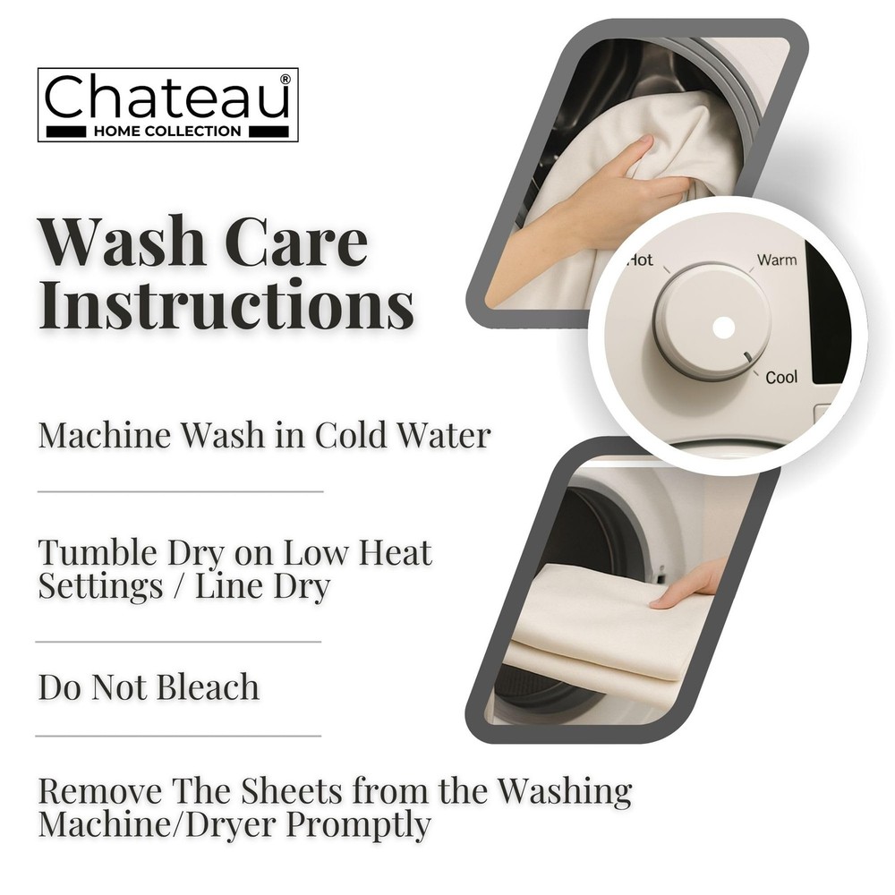 Egyptian Cotton Sheets Queen Size, 400 Thread Count Deep Pocket Bed Set – Sof...