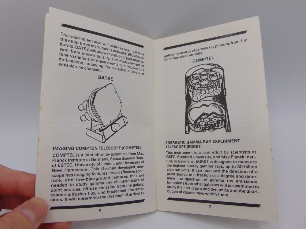 Vintage Nasa Space Program Space Shuttle Payload Handbook STS-37 STS 37