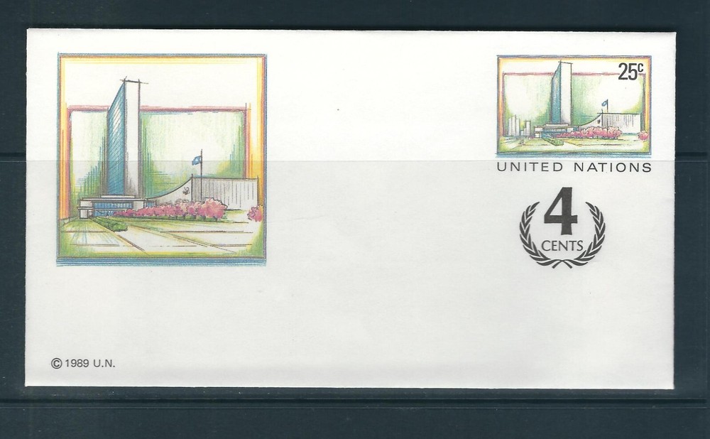 UN SC # New York U9 United nations Headquarters. Unused