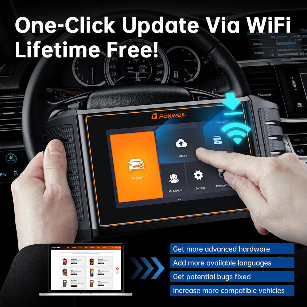 NT710 Bidirectional Scan Tool OBD2 Scanner Full System Reader Active Test Coding