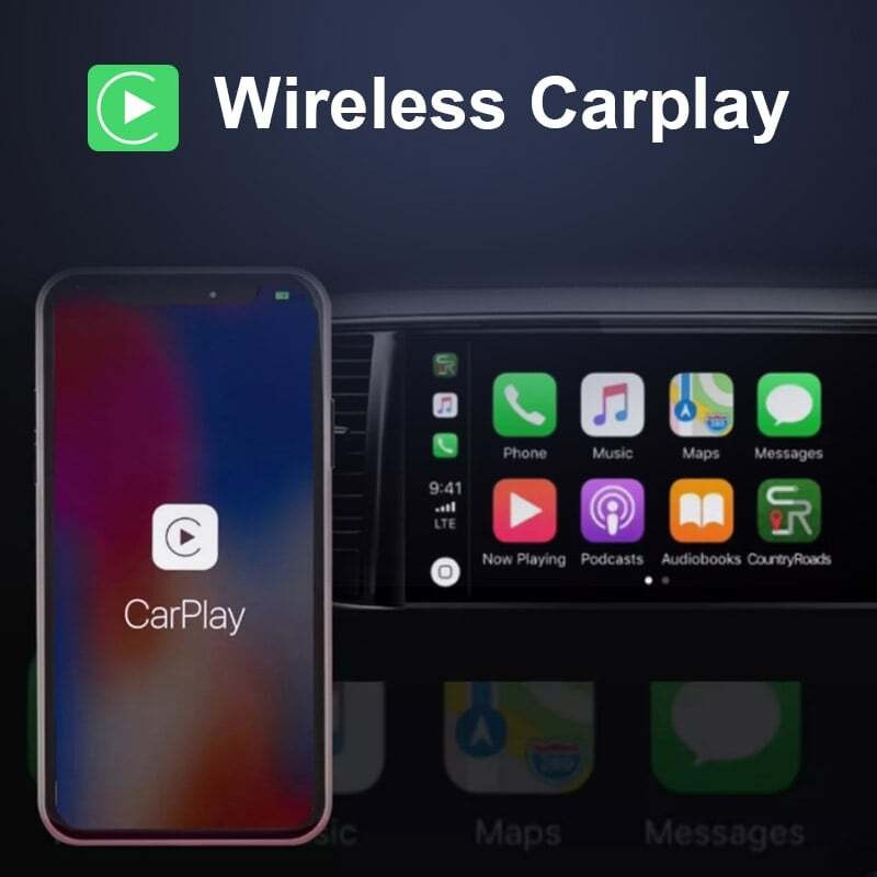 2-in-1 Wireless CarPlay Adapter&Android Auto Wireless Adapter, Plug&Play