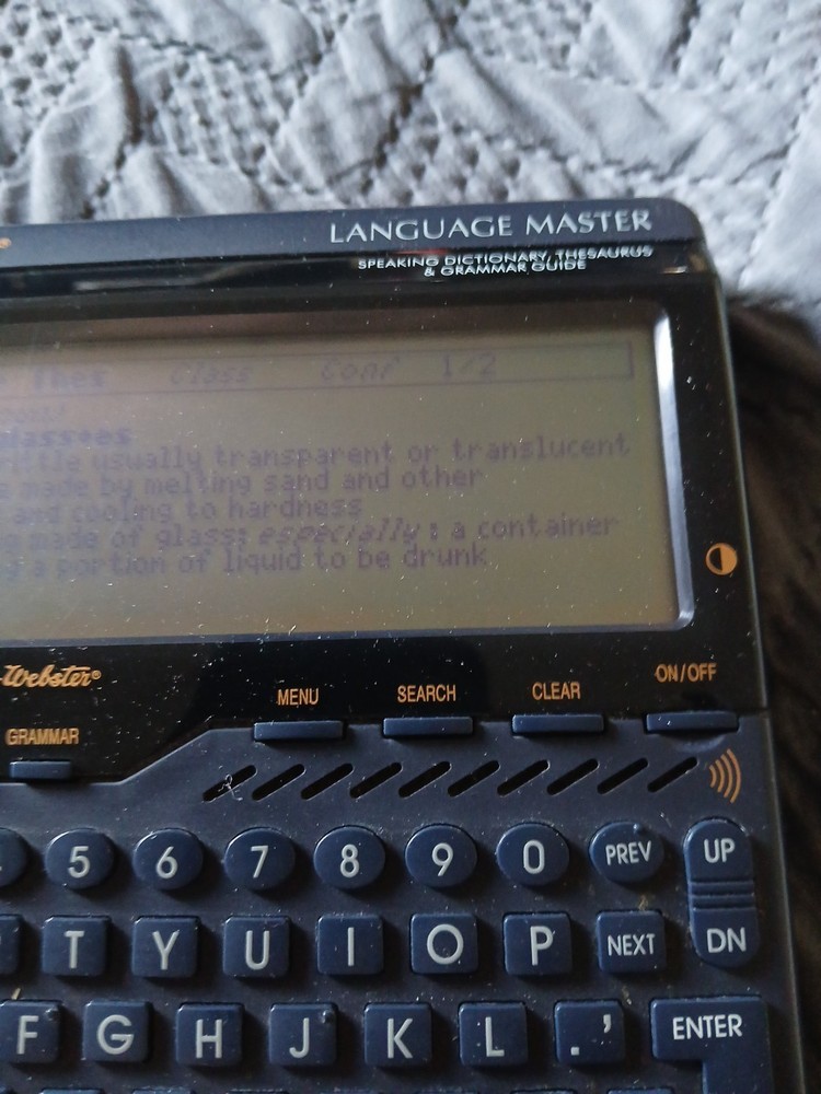 Franklin LM-6000B The Speaking Language Master Vintage Tested Working