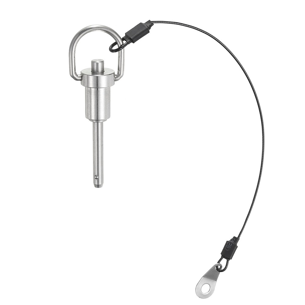 Ball Locking Pins with Button Handle, 5mm x 25mm Push-Button Quick Release Pin