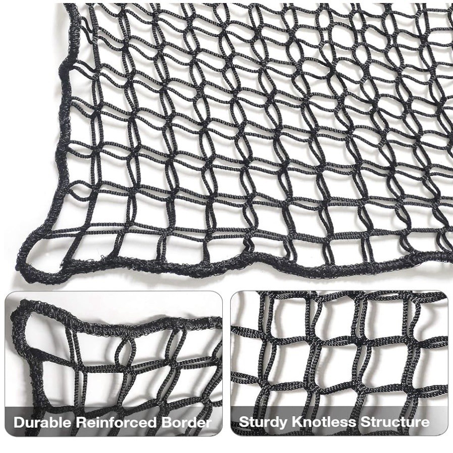Jalunth Kids Playground Play Safety Net - Climbing Cargo Net (6.5' X 9.8')
