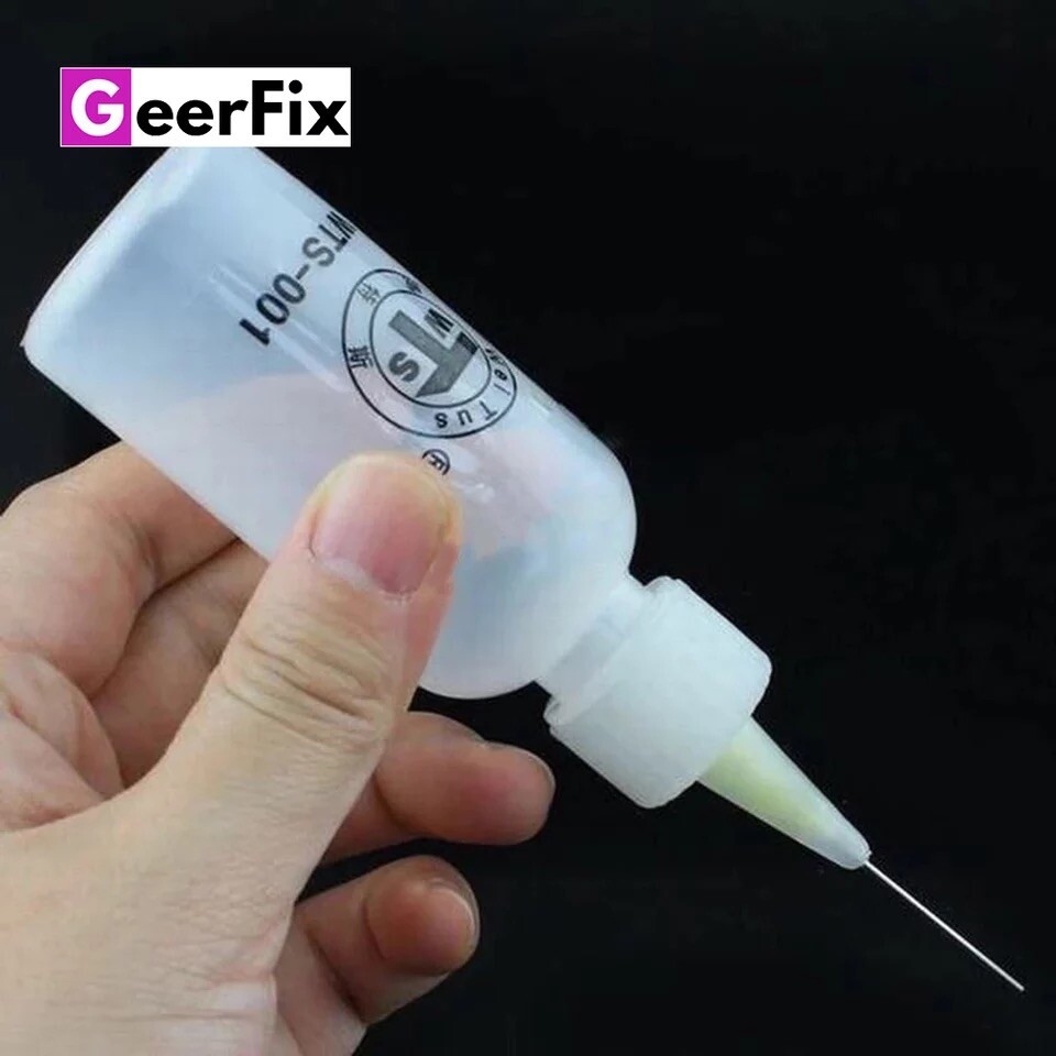 Empty Flux Bottle 2PC Cell Phone Tablet Screen Repair Replacement Tool Tools Fix