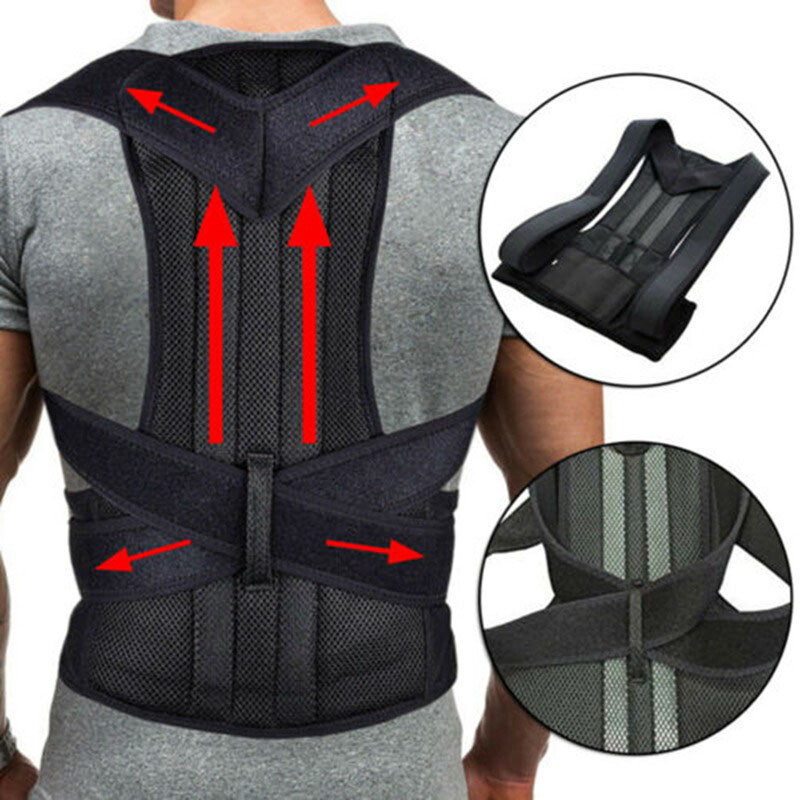 Adjustable and Fully Back Support Improve Back Posture and Lumbar Support