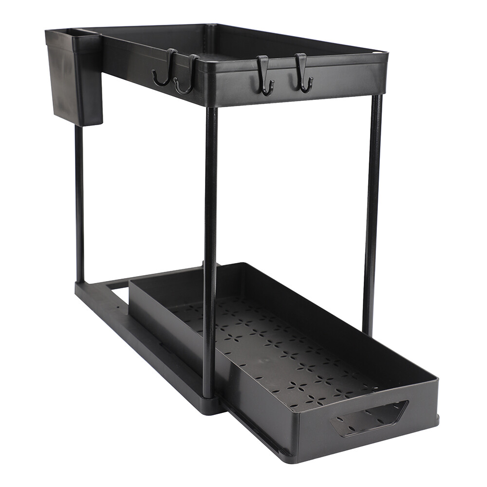 2 Pack Under Sink Organizers And Storage, Pull Out Bathroom Organizer